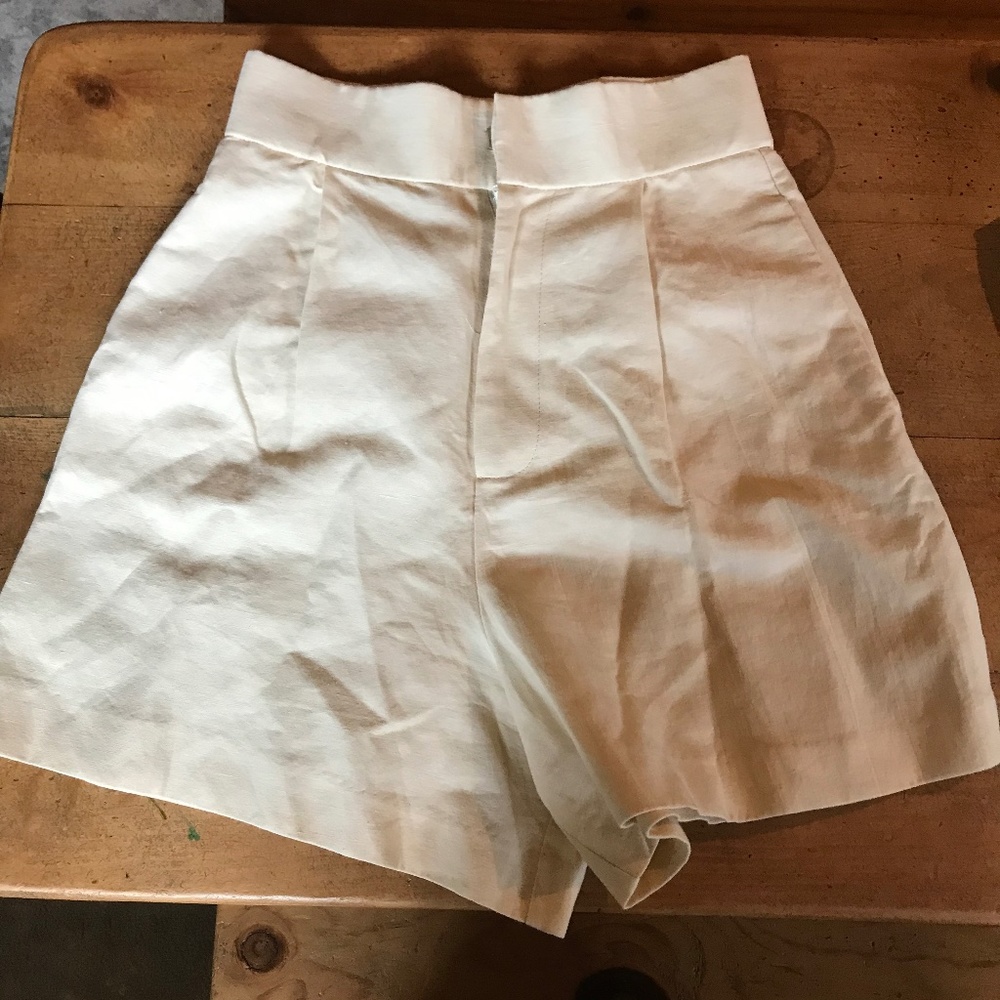 Zara linen shorts
